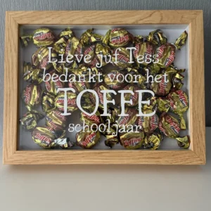 Toffe schooljaar bedankt juf, meester
