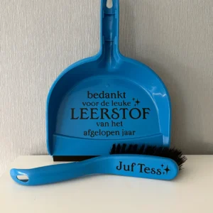 Handveger en blik, bedankt juf & meester