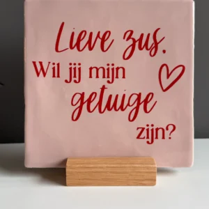 Tegeltje voor getuige