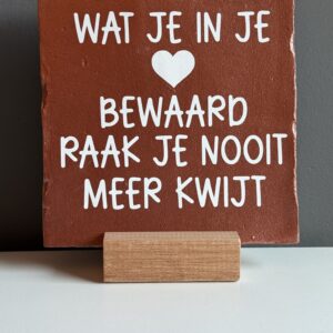 Tegeltje rondom afscheid