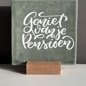 Tegeltje pensioen