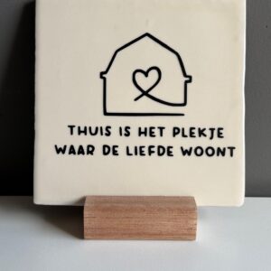 Tegel nieuw huis