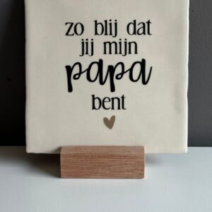 Tegeltje voor papa