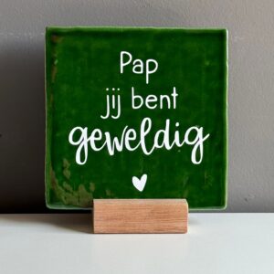Tegeltje voor papa