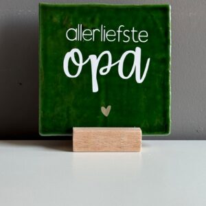 Tegeltje voor opa