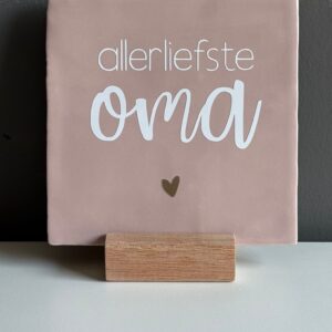 Tegeltje voor oma